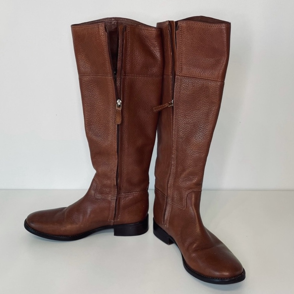 TORY BURCH Cognac Boots Size 7